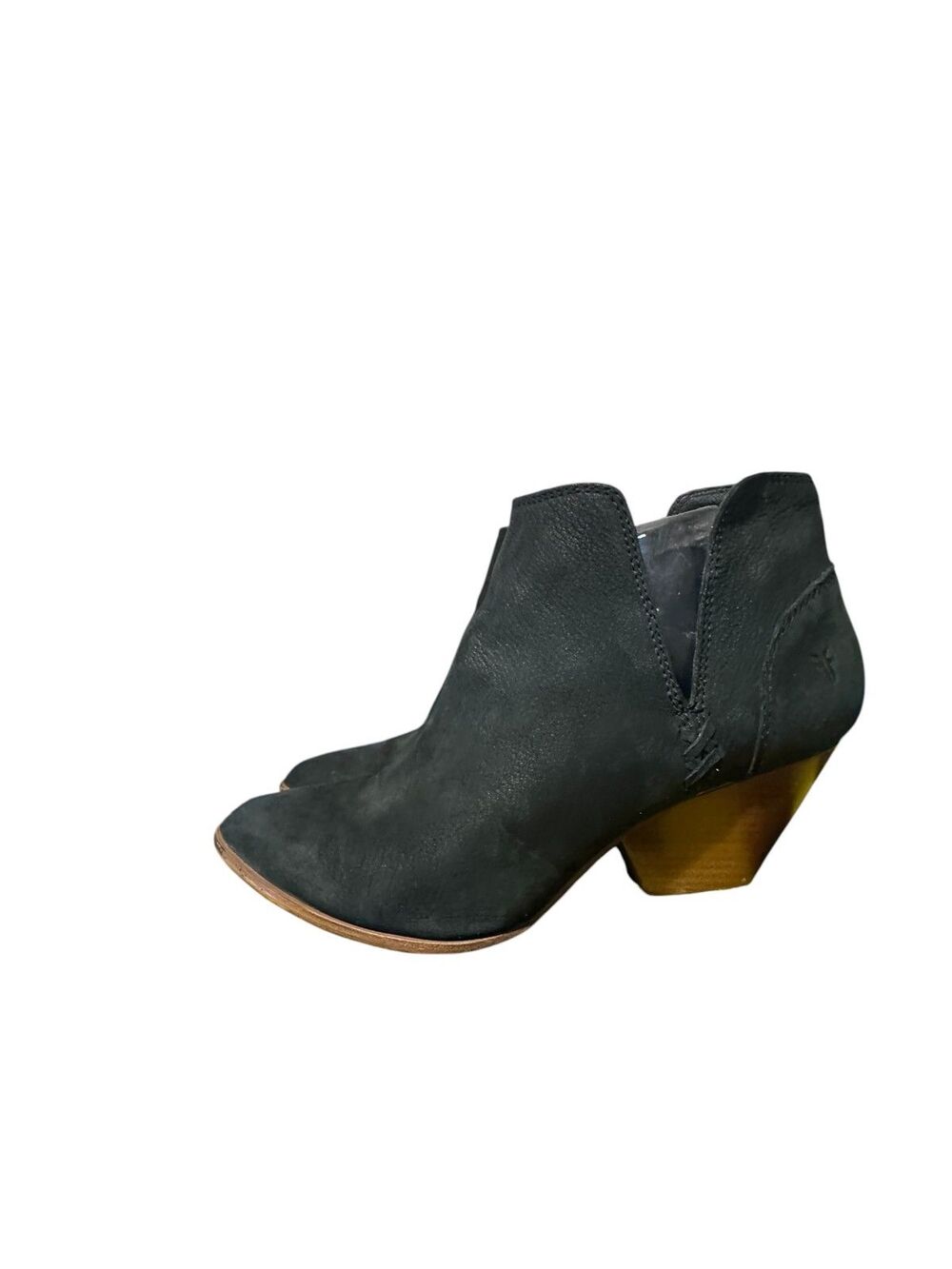 Frye Women's Reina Cut Out Booties Size 9 M Heeled Boho Punk Pointed Toe Slip On